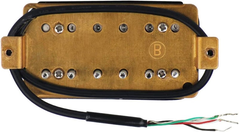 FLEOR Electric Guitar Humbucker Pickups Ceramic Double Coil Guitar Bridge Pickup & Neck Pickups Set-Black - Image 3